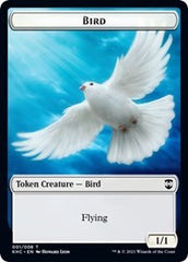 Bird (001) // Soldier Double-Sided Token [Kaldheim Commander Tokens] | Shuffle n Cut Hobbies & Games