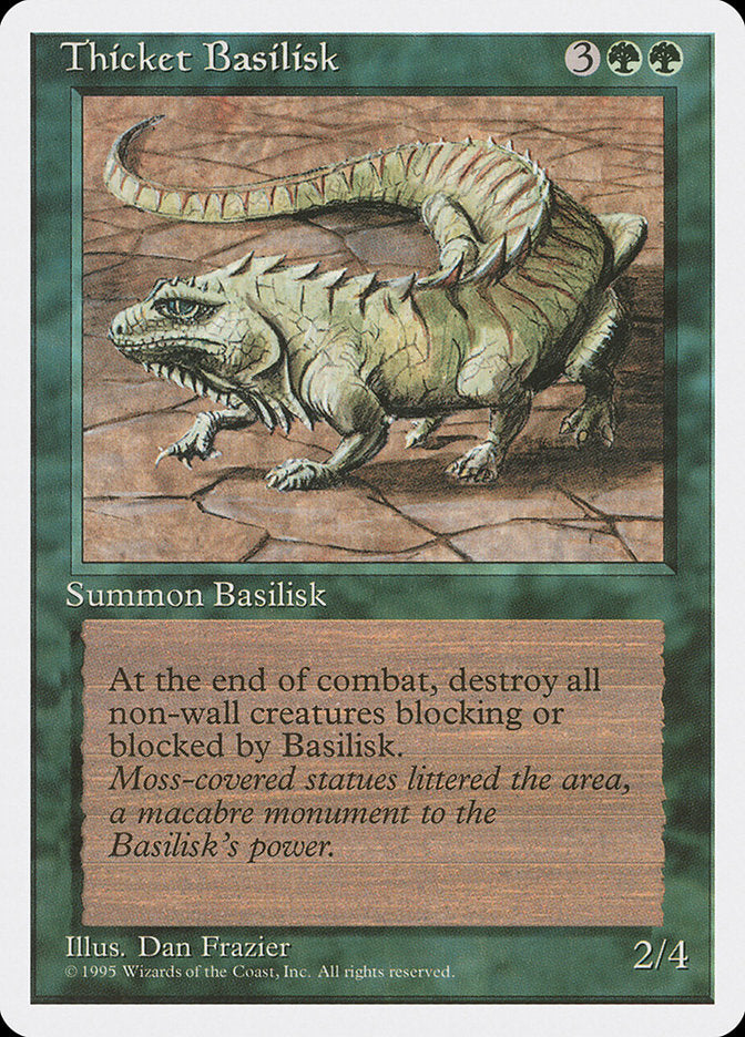 Thicket Basilisk [Fourth Edition] | Shuffle n Cut Hobbies & Games