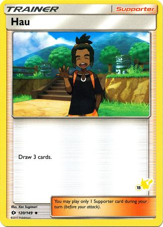 Hau (120/149) (Pikachu Stamp #13) [Battle Academy 2020] | Shuffle n Cut Hobbies & Games