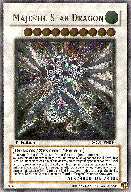 Majestic Star Dragon [SOVR-EN040] Ultimate Rare | Shuffle n Cut Hobbies & Games