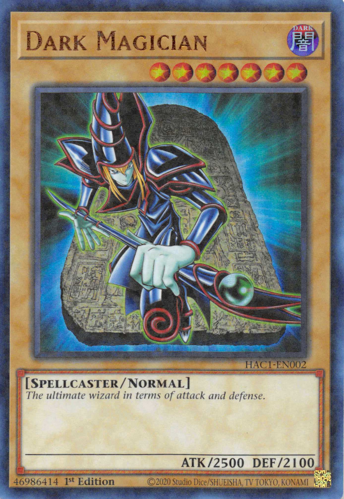 Dark Magician (Duel Terminal) [HAC1-EN002] Parallel Rare | Shuffle n Cut Hobbies & Games