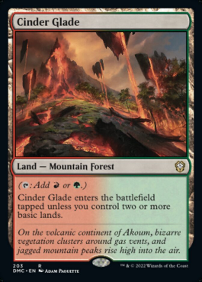 Cinder Glade [Dominaria United Commander] | Shuffle n Cut Hobbies & Games