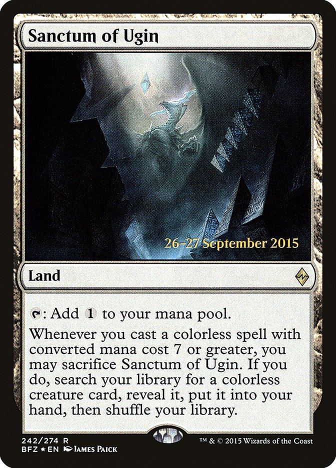 Sanctum of Ugin [Battle for Zendikar Prerelease Promos] | Shuffle n Cut Hobbies & Games