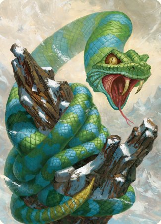 Ohran Frostfang Art Card [Commander Masters Art Series] | Shuffle n Cut Hobbies & Games