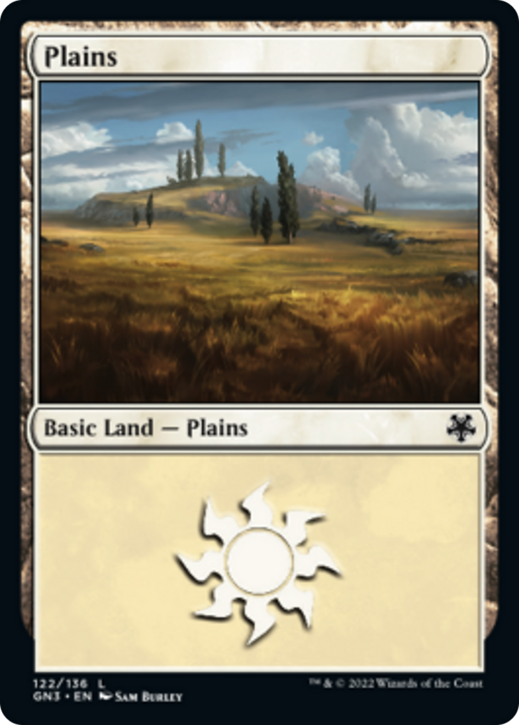 Plains (122) [Game Night: Free-for-All] | Shuffle n Cut Hobbies & Games