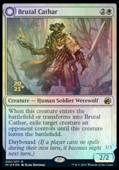 Brutal Cathar // Moonrage Brute [Innistrad: Midnight Hunt Prerelease Promos] | Shuffle n Cut Hobbies & Games