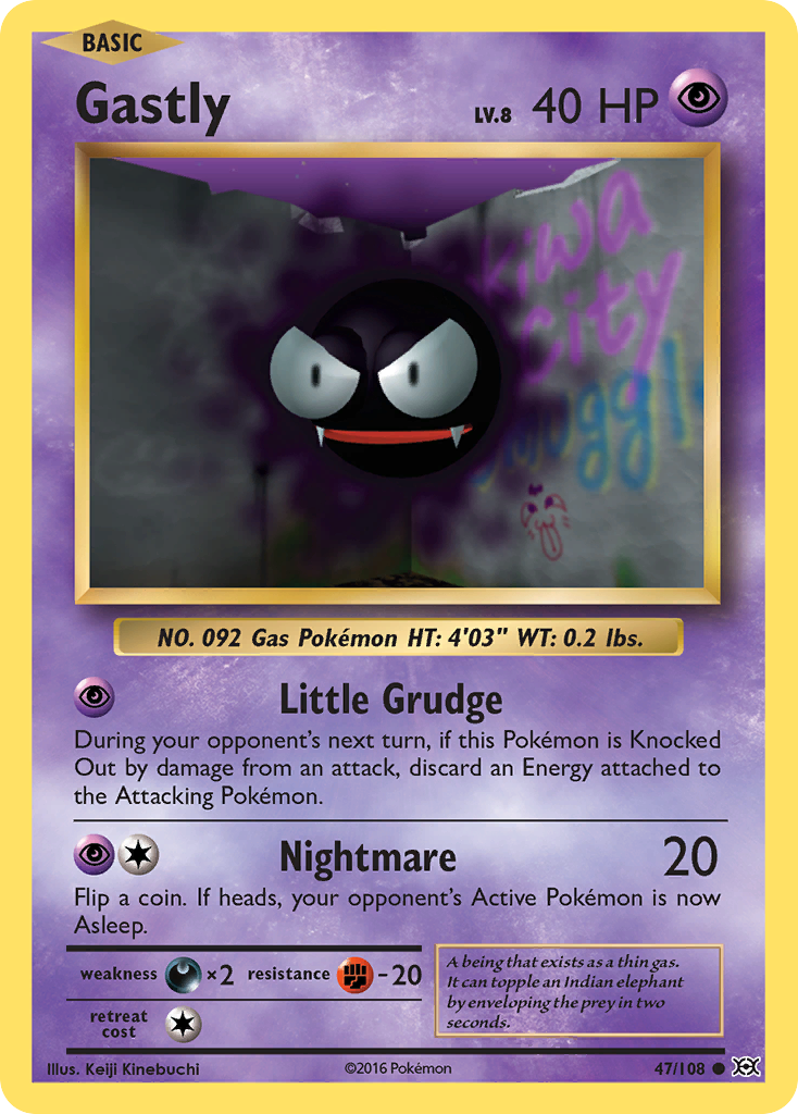 Gastly (47/108) [XY: Evolutions] | Shuffle n Cut Hobbies & Games