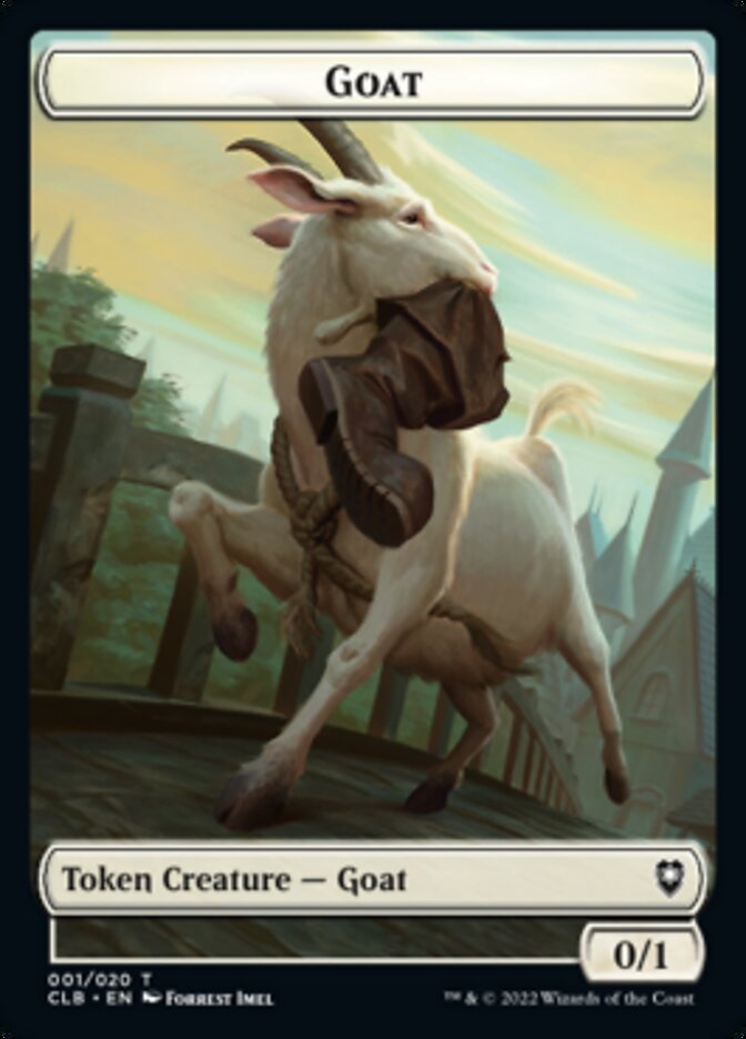 Goat Token [Commander Legends: Battle for Baldur's Gate Tokens] | Shuffle n Cut Hobbies & Games