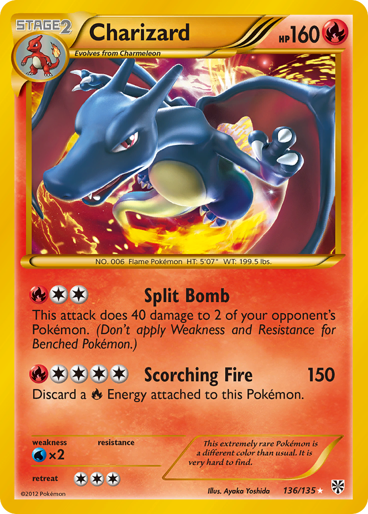 Charizard (136/135) [Black & White: Plasma Storm] | Shuffle n Cut Hobbies & Games