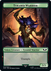 Tyranid (17) // Tyranid Warrior Double-Sided Token [Warhammer 40,000 Tokens] | Shuffle n Cut Hobbies & Games