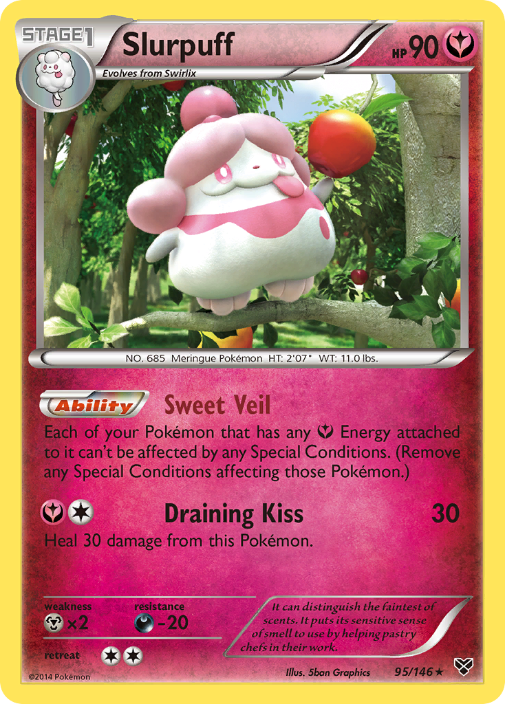 Slurpuff (95/146) [XY: Base Set] | Shuffle n Cut Hobbies & Games