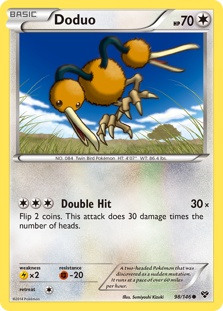 Doduo (98/146) [XY: Base Set] | Shuffle n Cut Hobbies & Games