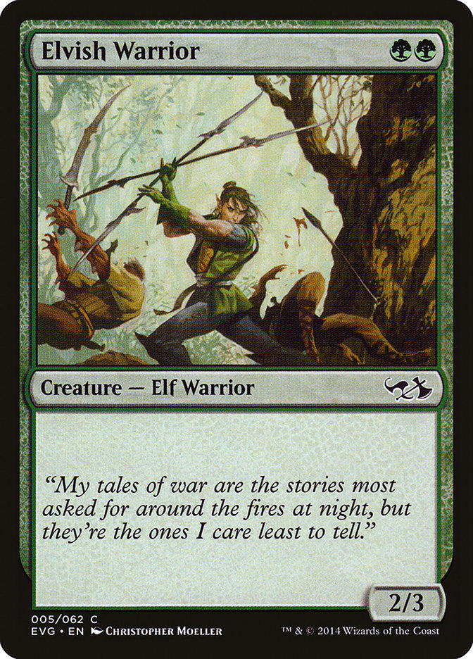 Elvish Warrior (Elves vs. Goblins) [Duel Decks Anthology] | Shuffle n Cut Hobbies & Games