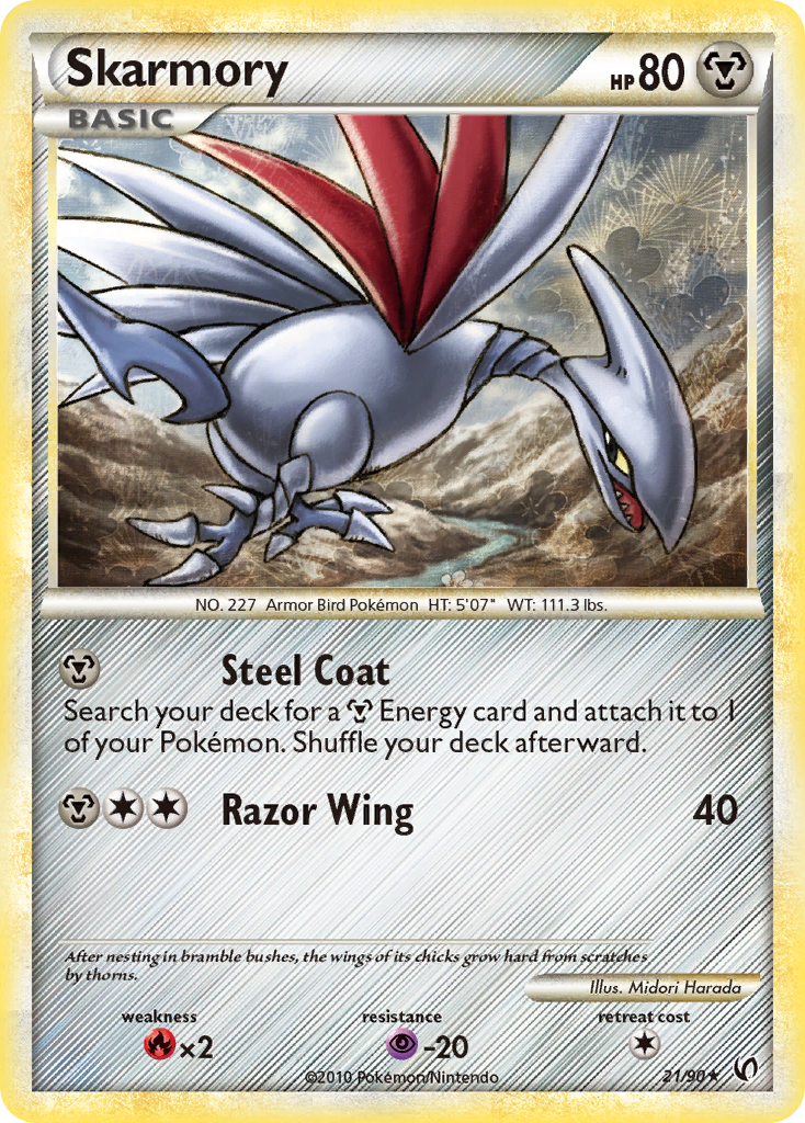 Skarmory (21/90) [HeartGold & SoulSilver: Undaunted] | Shuffle n Cut Hobbies & Games