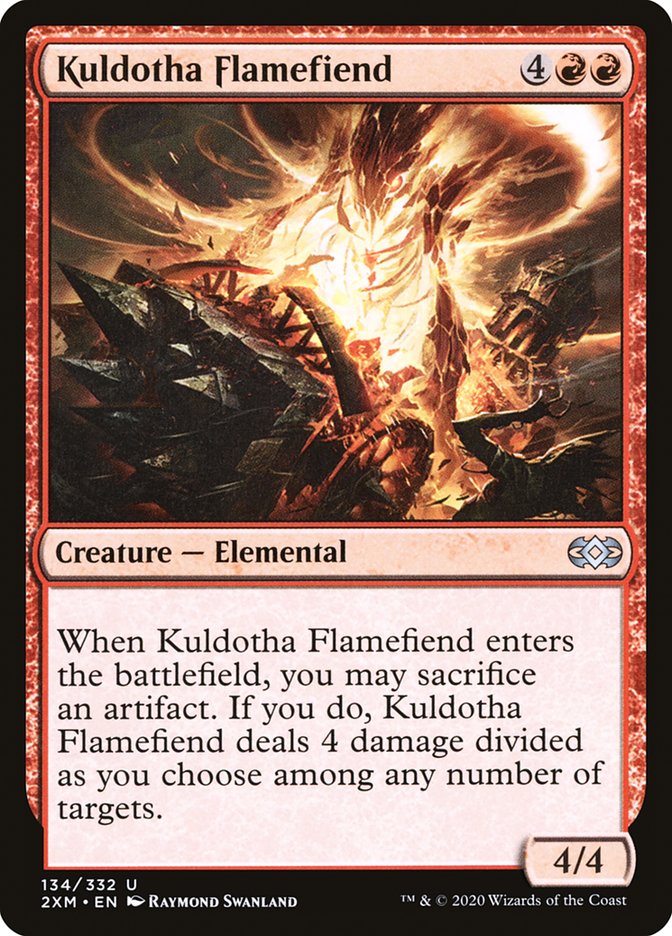 Kuldotha Flamefiend [Double Masters] | Shuffle n Cut Hobbies & Games