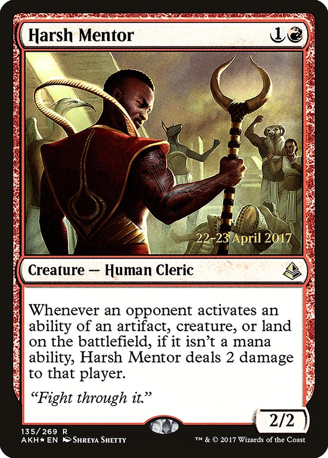 Harsh Mentor [Amonkhet Prerelease Promos] | Shuffle n Cut Hobbies & Games