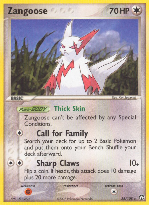 Zangoose (25/108) [EX: Power Keepers] | Shuffle n Cut Hobbies & Games