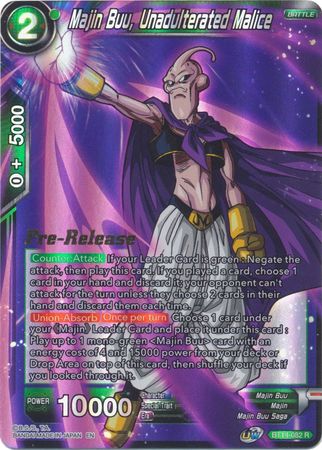 Majin Buu // Majin Buu, Unadulterated Might (BT14-062) [Cross Spirits Prerelease Promos] | Shuffle n Cut Hobbies & Games