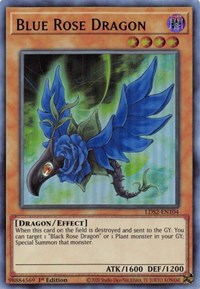 Blue Rose Dragon (Purple) [LDS2-EN104] Ultra Rare | Shuffle n Cut Hobbies & Games