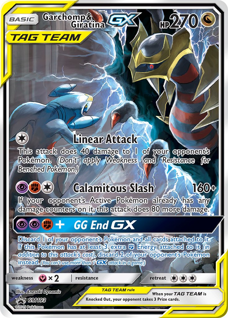 Garchomp & Giratina GX (SM193) [Sun & Moon: Black Star Promos] | Shuffle n Cut Hobbies & Games