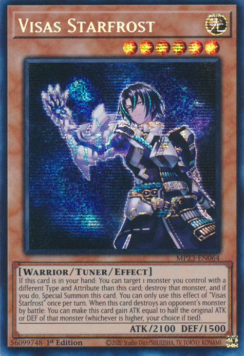 Visas Starfrost [MP23-EN064] Prismatic Secret Rare | Shuffle n Cut Hobbies & Games