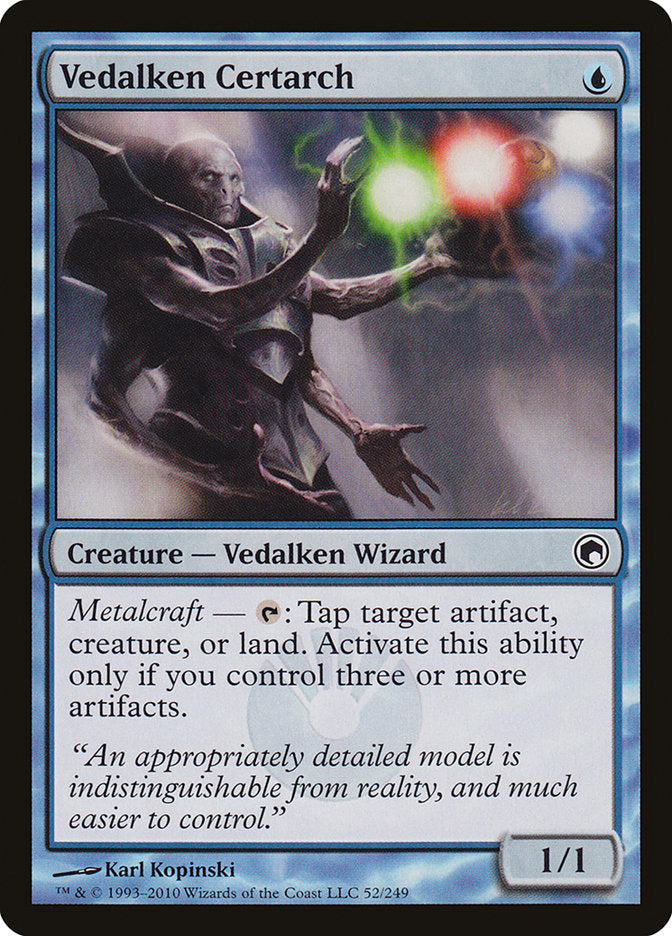 Vedalken Certarch [Scars of Mirrodin] | Shuffle n Cut Hobbies & Games