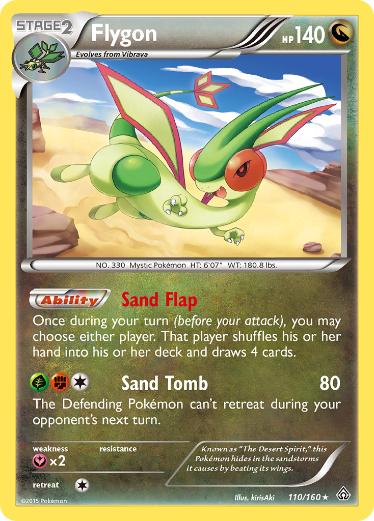 Flygon (110/160) [XY: Primal Clash] | Shuffle n Cut Hobbies & Games