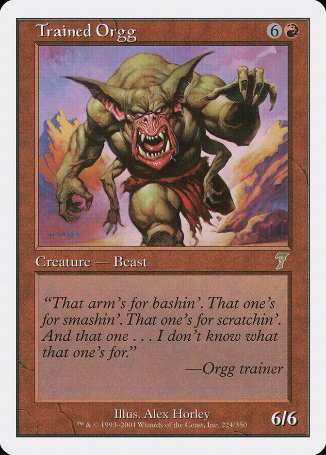 Trained Orgg [Seventh Edition] | Shuffle n Cut Hobbies & Games