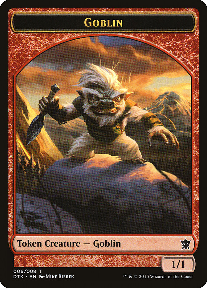 Goblin Token [Dragons of Tarkir Tokens] | Shuffle n Cut Hobbies & Games