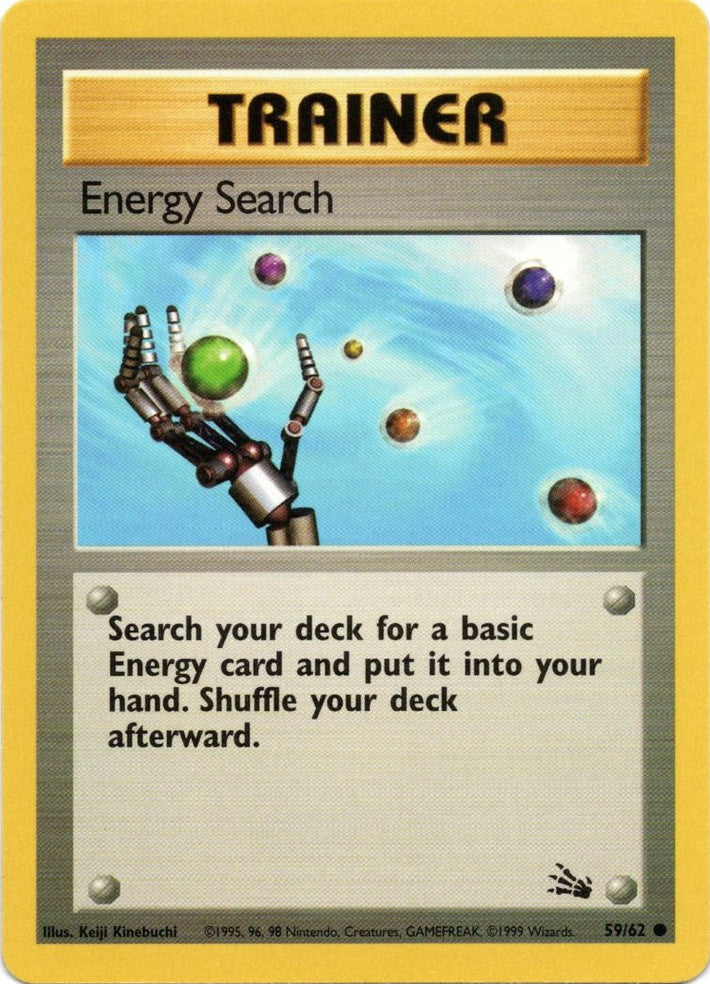 Energy Search (59/62) [Fossil Unlimited] | Shuffle n Cut Hobbies & Games