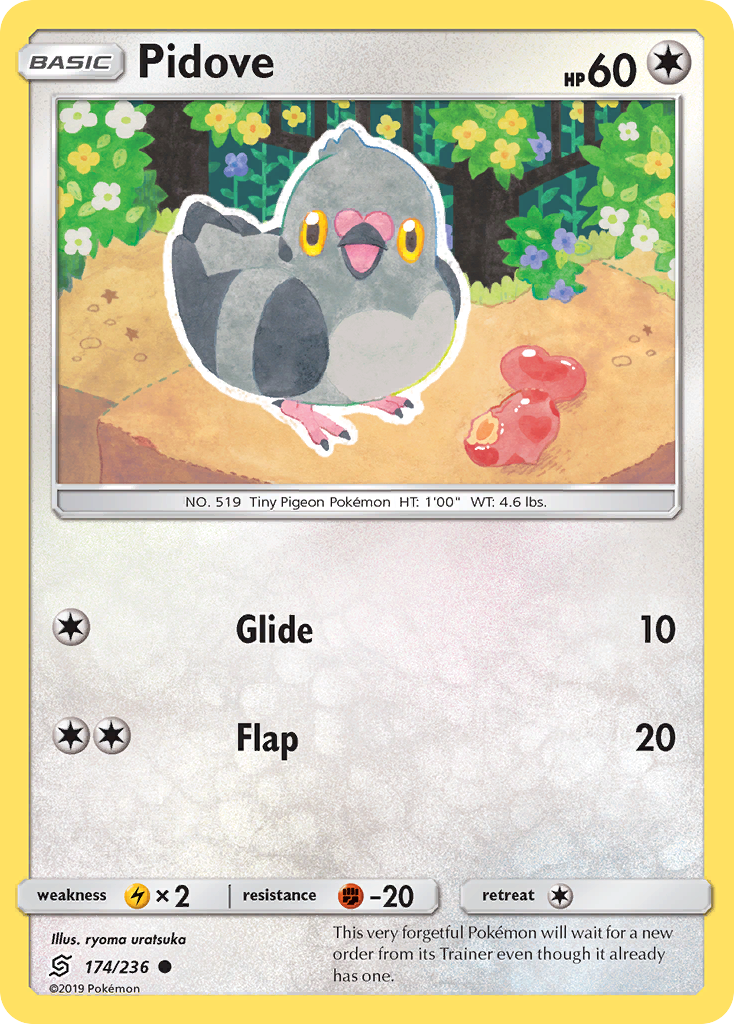 Pidove (174/236) [Sun & Moon: Unified Minds] | Shuffle n Cut Hobbies & Games