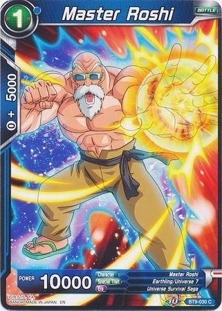 Master Roshi [BT9-030] | Shuffle n Cut Hobbies & Games