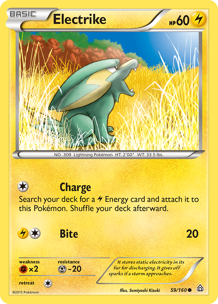 Electrike (59/160) [XY: Primal Clash] | Shuffle n Cut Hobbies & Games