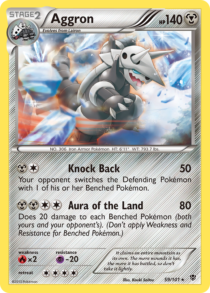 Aggron (59/101) [Black & White: Plasma Blast] | Shuffle n Cut Hobbies & Games