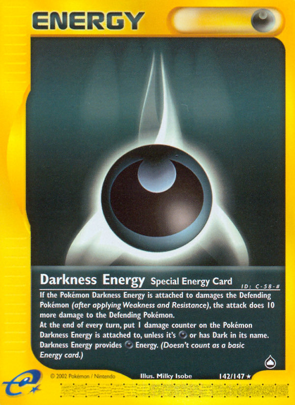 Darkness Energy (142/147) [Aquapolis] | Shuffle n Cut Hobbies & Games