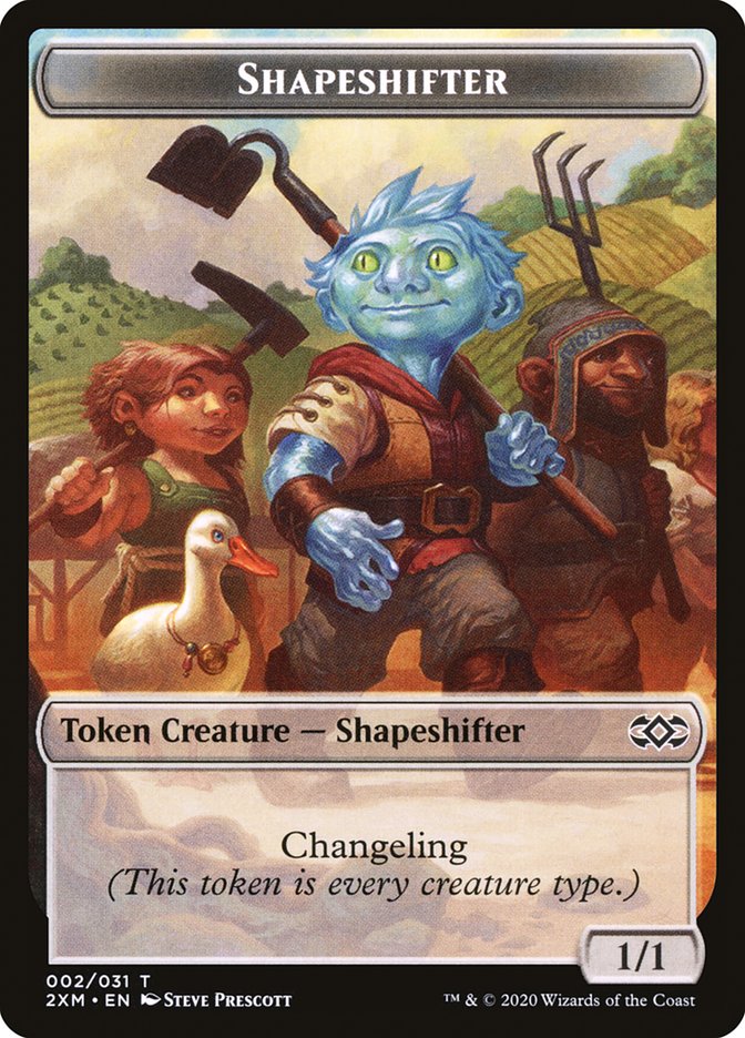 Servo // Shapeshifter Double-Sided Token [Double Masters Tokens] | Shuffle n Cut Hobbies & Games