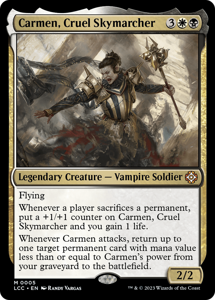 Carmen, Cruel Skymarcher [The Lost Caverns of Ixalan Commander] | Shuffle n Cut Hobbies & Games