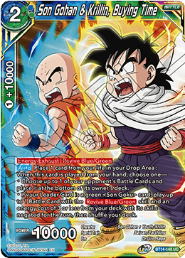 Son Gohan & Krillin, Buying Time (BT14-148) [Cross Spirits] | Shuffle n Cut Hobbies & Games