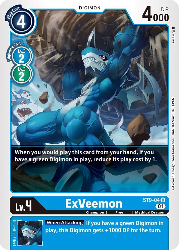 ExVeemon [ST9-04] [Starter Deck: Ultimate Ancient Dragon] | Shuffle n Cut Hobbies & Games