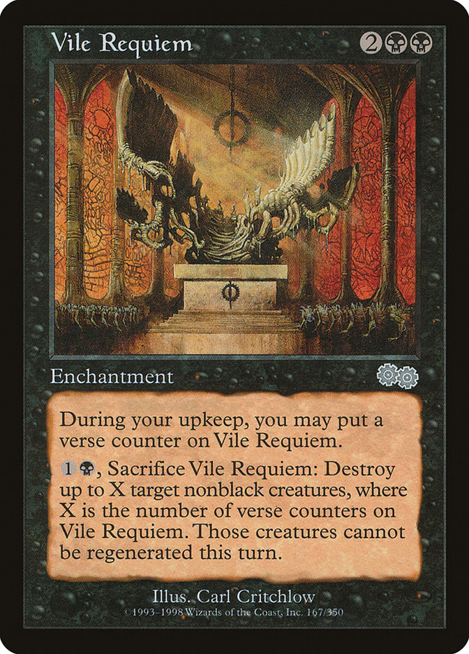 Vile Requiem [Urza's Saga] | Shuffle n Cut Hobbies & Games