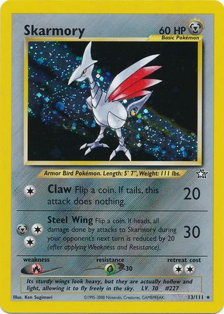 Skarmory (13/111) [Neo Genesis Unlimited] | Shuffle n Cut Hobbies & Games