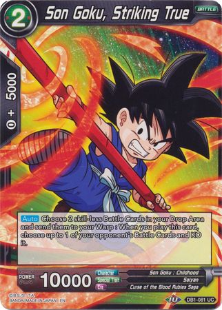 Son Goku, Striking True (DB1-081) [Dragon Brawl] | Shuffle n Cut Hobbies & Games