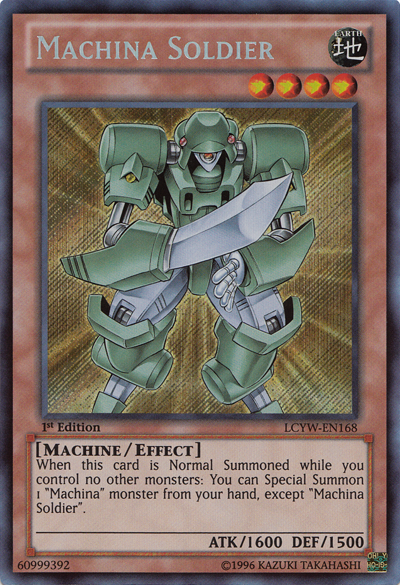 Machina Soldier [LCYW-EN168] Secret Rare | Shuffle n Cut Hobbies & Games