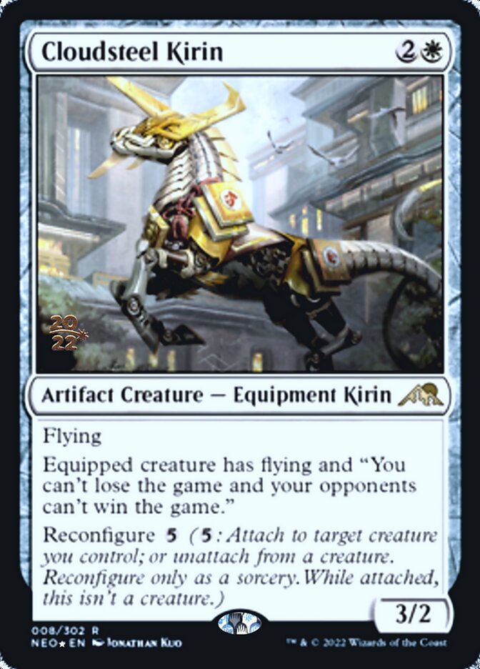 Cloudsteel Kirin [Kamigawa: Neon Dynasty Prerelease Promos] | Shuffle n Cut Hobbies & Games