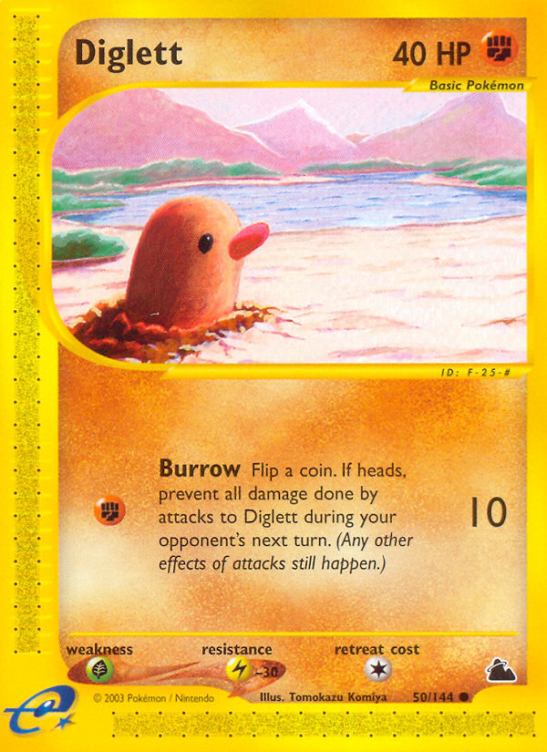 Diglett (50/144) [Skyridge] | Shuffle n Cut Hobbies & Games