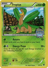 Tropius (5/101) (National Championship Staff Promo) [Black & White: Plasma Blast] | Shuffle n Cut Hobbies & Games