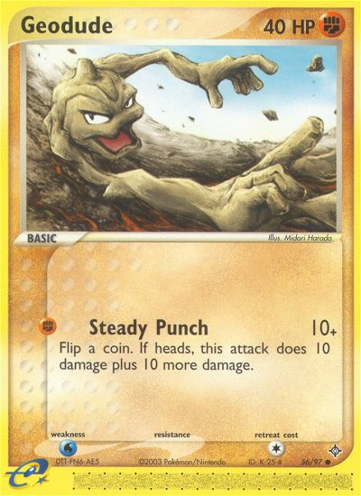 Geodude (56/97) [EX: Dragon] | Shuffle n Cut Hobbies & Games