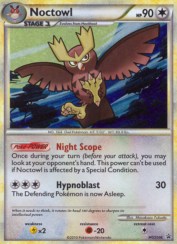 Noctowl (HGSS06) [HeartGold & SoulSilver: Black Star Promos] | Shuffle n Cut Hobbies & Games