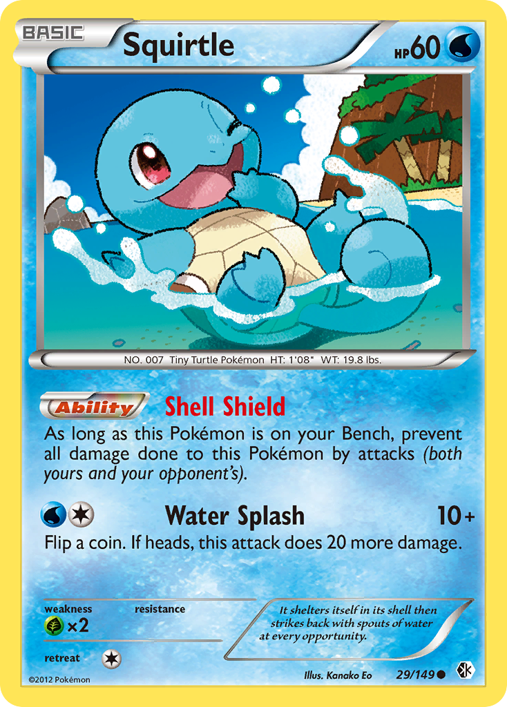 Squirtle (29/149) [Black & White: Boundaries Crossed] | Shuffle n Cut Hobbies & Games