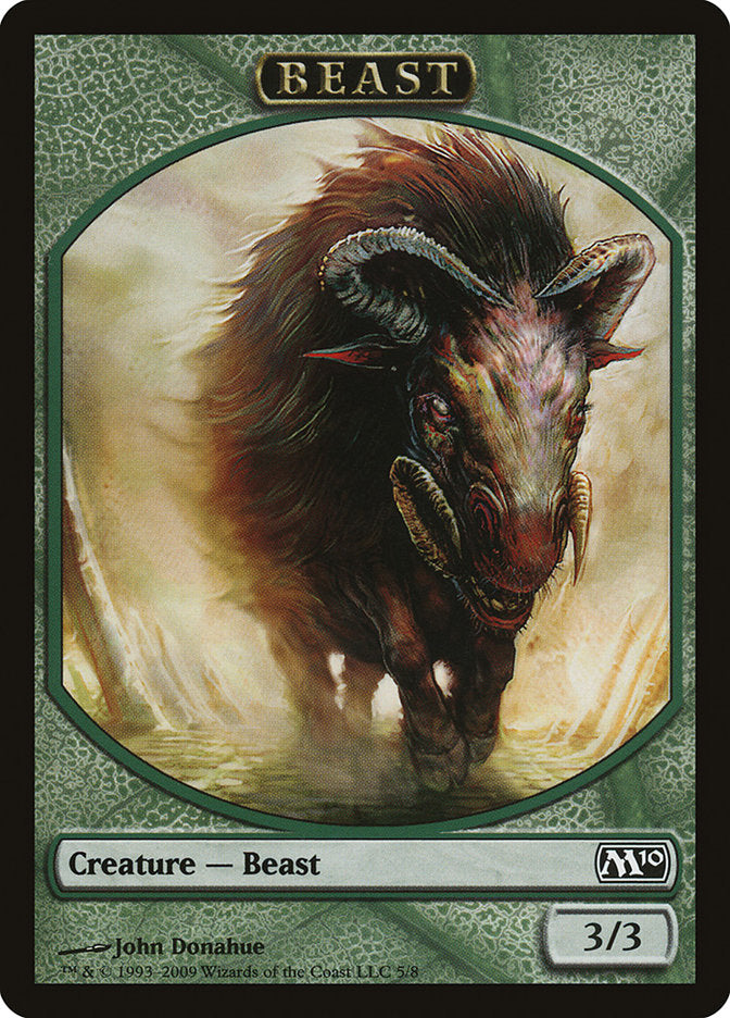 Beast Token [Magic 2010 Tokens] | Shuffle n Cut Hobbies & Games